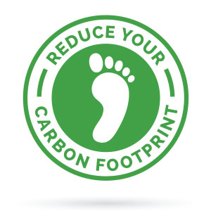 Reduce your Carbon footprint stamp