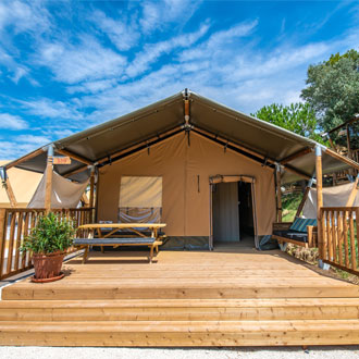 Trouble-free safari tent
