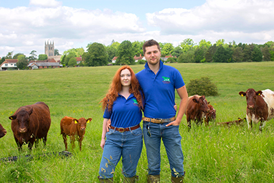 Abbie and Andy AA Livestock - first generation farmers seeking land and property