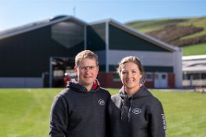 colin and izzy laird of blyth farms win agriscot dairy farm of the year