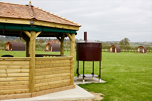 Rankins Farm gazebo a peaceful glamping destination