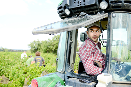 Swarfega sun protection on tractor