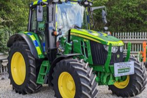 the john deere 6110m tractor