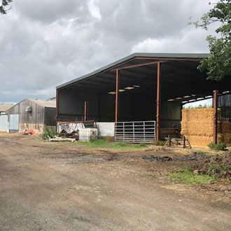 Farm yard up for property auction