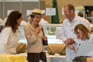 chief steward caroline bell and exhibitors