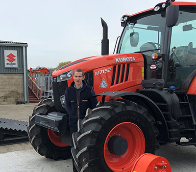  Colchester-based HOSPLANT Sales stocks Kubota farm machinery