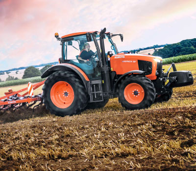 Kubota - tractor on field