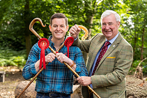 Matt Baker and Peter Wright at Great Yorkshire Show