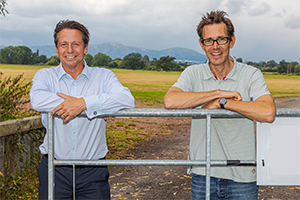 Tourist Minister Nigel and Farmer Oliver (R)