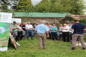 Bronze Otter Award Farming Conservation Being Presented to Chubbs Farm