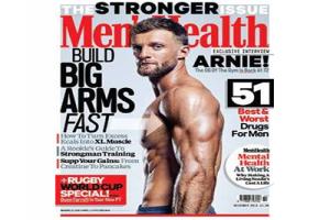 Tom Kemp on the cover of Men's Health