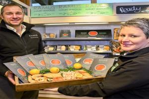 Staff from Harrogate Fodder and Ramus Seafood join forces in historic move