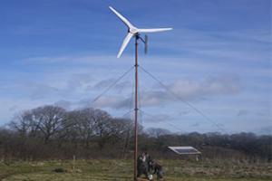 ELC funding bid - a wind turbine on a farm