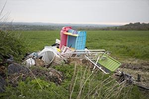 surge in fly-tipping on farms